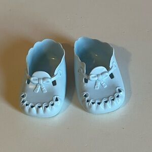 Vintage American Girl Bitty Baby Blue Shoes
